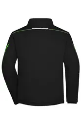 Radna softshell jakna JN853 black/lime-green XS-7