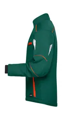 Radna softshell jakna JN853 dark-green/orange XS-5