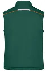 Radni softshell prsluk JN854 dark-green/orange XS-7