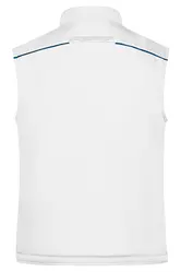 Radni softshell prsluk JN854 white/royal XS-3