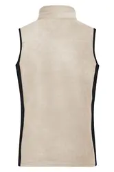 Ženski radni flis JN855 stone/black XS-3
