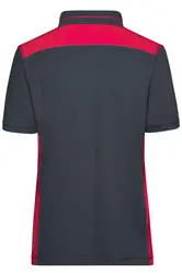 Ženska polo majica JN857 carbon/red S-7