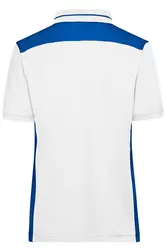 Ženska polo majica JN857 white/royal M-3