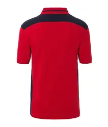 Radna polo majica JN858 red/navy XS-1