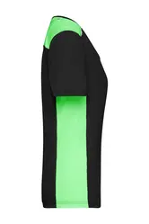 Ženska radna majica JN859 black/lime-green XS-6