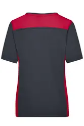 Ženska radna majica JN859 carbon/red XS-3