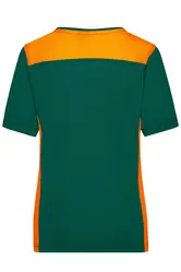 Ženska radna majica JN859 dark-green/orange XS-3