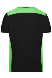 Radna majica  JN860 black/lime-green XS-3
