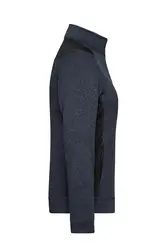 Radni flis ženski JN861 carbon-melange/black XS-2