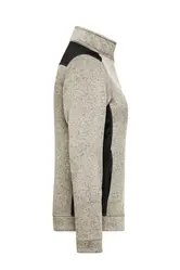 Radni flis ženski JN861 stone-melange/black XS-6