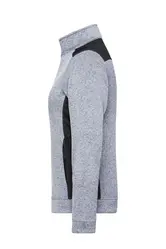 Radni flis ženski JN861 white-melange/carbon XS-4