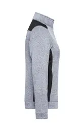Radni flis ženski JN861 white-melange/carbon XS-5