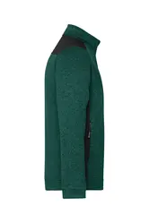 Radni flis  JN862 dark-green-melange/black XS-5