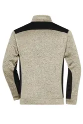 Radni flis  JN862 stone-melange/black XS-3