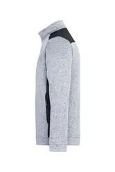 Radni flis  JN862 white-melange/carbon XS-4