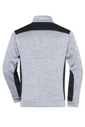 Radni flis  JN862 white-melange/carbon XS-6