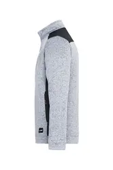 Radni flis  JN862 white-melange/carbon XS-1