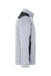 Radni flis  JN862 white-melange/carbon XS-2