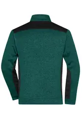 Radna vesta JN864 dark-green-melange/black XS-6 Radna vesta JN864 dark-green-melange/black XS-6