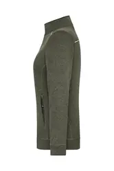 Radni flis ženski JN897 olive-melange/black XS-4