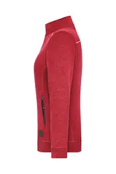 Radni flis ženski JN897 red-melange/black XS-1