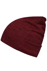 Pletena kapa MB7118 indian-red/black one size-5