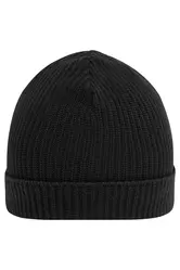 Pletena kapa MB7137 black one size-3