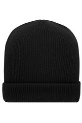 Pletena kapa MB7145 black one size-3