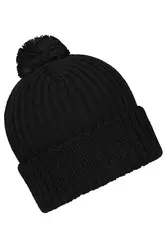 Pletena kapa MB7540 black one size-2