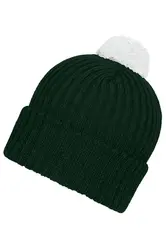Pletena kapa MB7540 dark-green/white one size-5