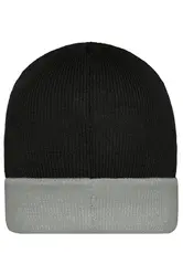 Pletena kapa MB7550 black/grey one size-7