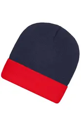 Pletena kapa MB7550 navy/red one size-1