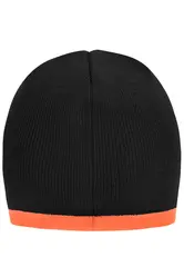 Pletena kapa MB7584 black/orange one size-3