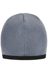 Pletena kapa MB7584 light-grey/dark-grey one size-7