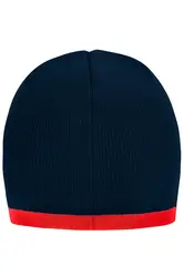 Pletena kapa MB7584 navy/red one size-6