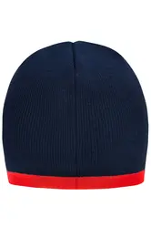 Pletena kapa MB7584 navy/red one size-7