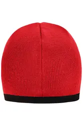 Pletena kapa MB7584 red/black one size-3
