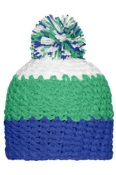 Zimska kapa MB7940 aqua/lime-green/white one size-3
