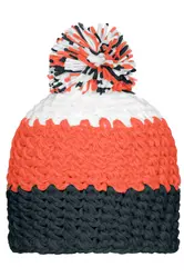 Zimska kapa MB7940 carbon/orange/white one size-7