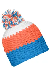Zimska kapa MB7940 pacific/neon-orange/white one size-2