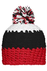 Zimska kapa MB7940 red/black/white one size-3