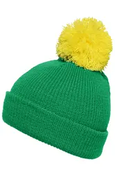 Pletena kapa MB7967 ferngreen/yellow one size-5