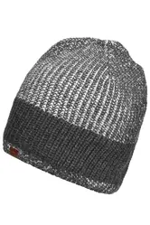 Pletena kapa MB7993 coal-black/grey one size-1