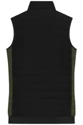 Ženski prsluk JN1863 black/olive-melange XS-3