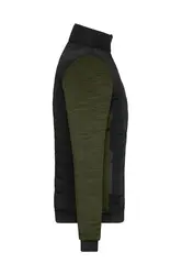 Ženska jakna JN1865 black/olive-melange XS-5