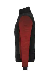 Ženska jakna JN1865 black/red-melange XS-4