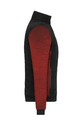 Ženska jakna JN1865 black/red-melange XS-5