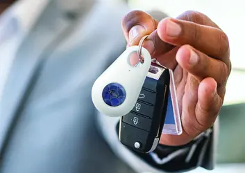 Promotivni Bluetooth uređaj za traženje ključeva Spotit AP781133 white 31×52×10 mm-2