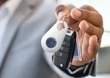 Promotivni Bluetooth uređaj za traženje ključeva Spotit AP781133 white 31×52×10 mm-4