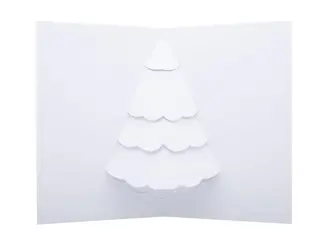 Božićna čestitka 3D Dimensions AP716497 white-2
